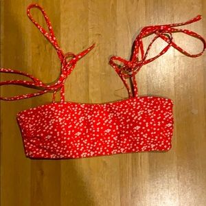 NEVER WORN BATHING SUIT TOP + BOTTOMS!!
